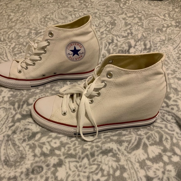 Converse All Star Hidden Wedge Sneakers - Women’s Size 10 - Picture 1 of 6